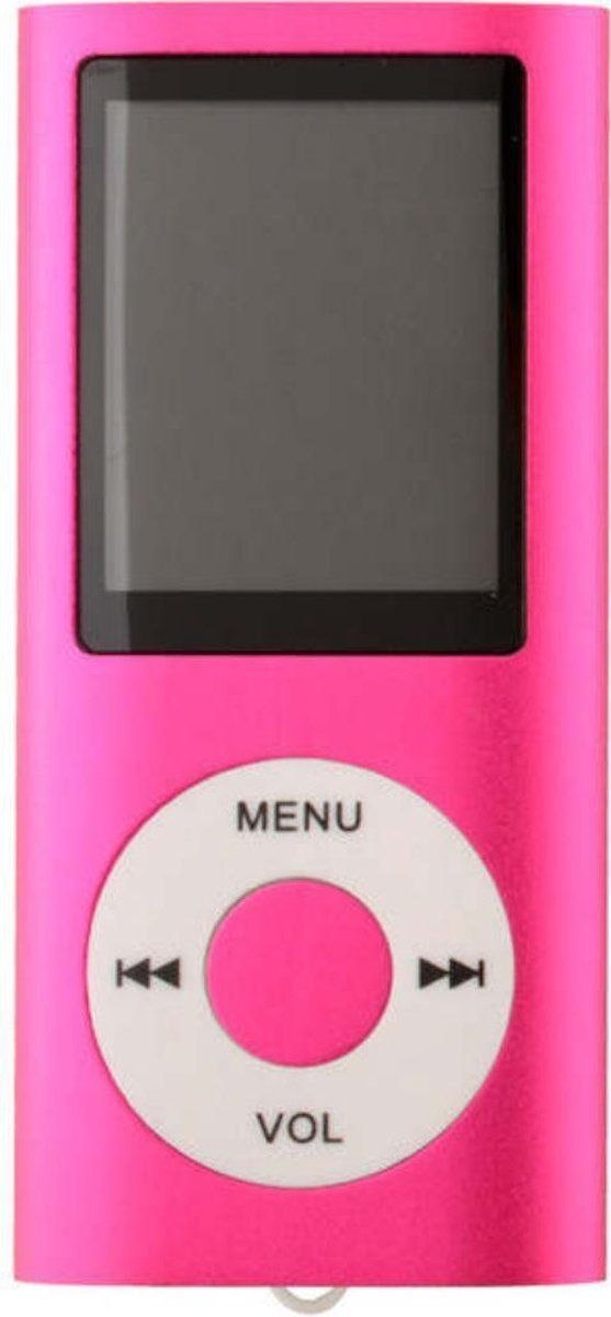 stopcontact Vergelding verdamping MP3 Speler - MP3 Speler inclusief Oordopjes - MP3 16GB Geheugen - MP3 Speler  Roze - Hear